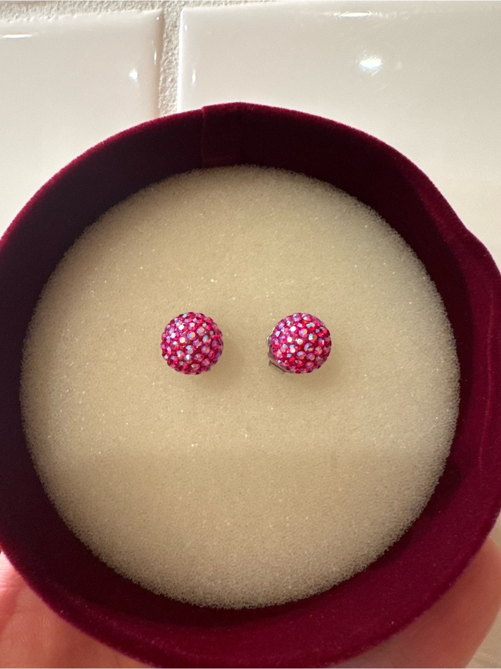 Hillberg&Berk Small Sparkle Ball Earrings - never worn